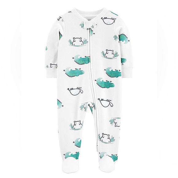 NWT Bundle of 2 Carter’s Footies / Sleepers, Size 6M - Picture 4 of 6